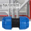 Durable 63mm PE Pipe Straight Fitting 6