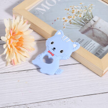 Cat Silicone Teether for Baby 3m+