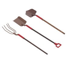 3pcs Miniature Garden Tools for Dollhouses