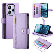 Compatibil cu Xiaomi Redmi Note14 4G Carcasă multifuncțională violet
