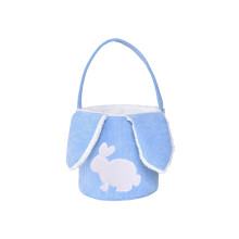 Easter Decorations, Easter Egg Basket for Easter Egg Hunts Party Favor Candy Gifts Toy Storage,Blue