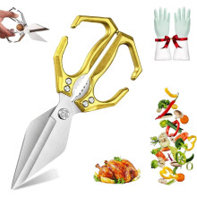 Ciseaux de cuisine robustes en acier inoxydable (1 paire)
