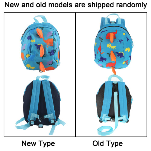 Cartoon Dinosaur Toddler Safety Harness Backpack 1