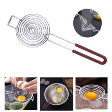 Stainless Steel Egg Separator, Food-Grade Yolk/White Divider, Compatible with Home & Baking Use, 10"