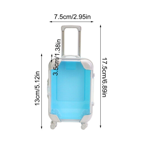 Transparent Suitcase Compact Travel Organizer 1 Pc 2