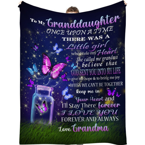Coperta per la nipote regalata dalla nonna, 50"x60"