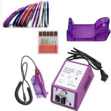"Violetti sarja ammattimainen kynsienporasarja kiillotuslaite viila kynsienpora sähkölaite kynsille varpaankynsille manikyyri ja p