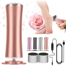 Honey Glow Fußpeeling-Gerät, Honey Glow elektrische Fußfeile, Honey Glow Fußpflege-Set mit 60 Gleitpads zur Hornhautentfernung (Go