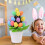 Easter Egg Mini Tree Ornaments Easter Eggs PotPlants Table Centerpieces Spring Easter Decorations for Spring Bedroom Classrooms Party Supplies 3