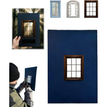 Portable Fake Window Photo Prop for Travel and Instagram