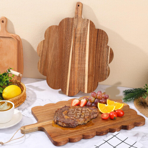 Kitchen Chopping Board Scalloped/Rectangular Shaped-round 1