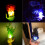 Halloween LED kelluva tulipallo punainen, 2 kpl 6