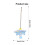 Durable Plastic Bird Rattle Toy Rotating Windmill Design-Red 4