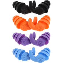 Waterproof Silicone Swimming for Adults 4 Pairs with Anti-loss Storage Case