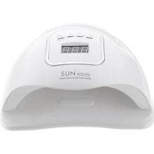 TEMPSA 120 W:n UV-LED-kynsilamppu, ammattimainen kynsienkuivaaja - kaksois-UV/LED-valolähde, 45 valohelmeä, 10/30/60/99/120 sekunn
