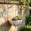 Decorative Iron Hanging Planter Unique Umbrella Shape Flower 7
