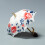 Tea Strainer Premium Ceramic Tea Infuser-red peony umbrella t 7