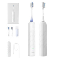 MOVA Fresh -sähköhammasharja 66 000 rpm, 30 J akunkesto, USB-C-lataus, sovellus, 2 harjaspäätä + matkakotelo