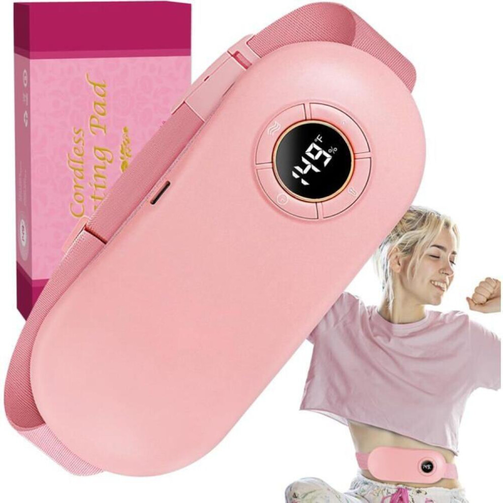 Heating belt - Heating pad - Portable heating pad - Menstrual heating pad - 6 heat settings - 6 settings