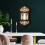 Brown Ramadan Decor Wooden Moon Star Lantern Eid Wall Art 4