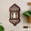 Brown Ramadan Decor Wooden Moon Star Lantern Eid Wall Art 5