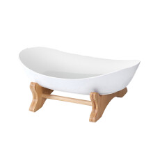 Wooden Frame Multi-Layer Fruit & Snack Display Tray, European-Style Stand – Compatible with Home/Kitchen Decor