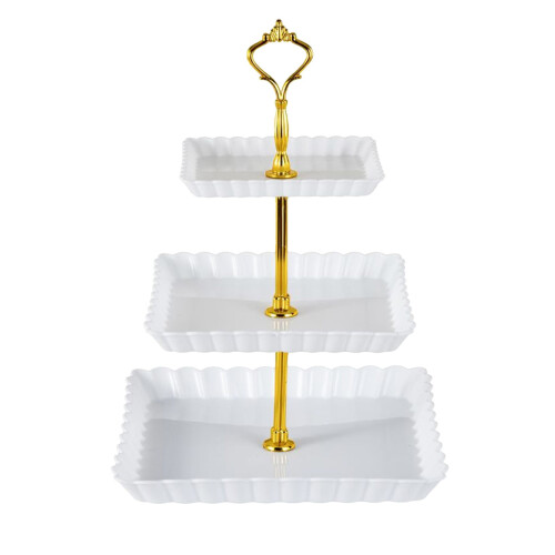 3-Tier Serving Stand Heavy Duty Dessert Display Tower 1