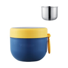 BoutiqueClearance Kids Vacuum Insulated Food Jar with Spoon, 600ml Stainless Steel Leak-Proof Container for Hot/Cold Foods – Compatible with School,