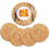Round Woven Placemats Corn Straw 4 Pcs 1