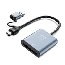 Hoge snelheid 10 Gbps CFe Type A SD3.0-kaartlezer Aluminium-CFeA