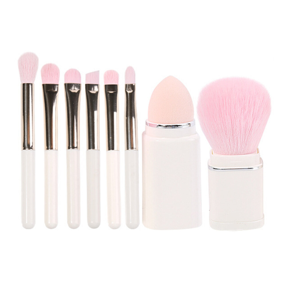 Soft Bristle 8 Pc Makeup Brush Kit