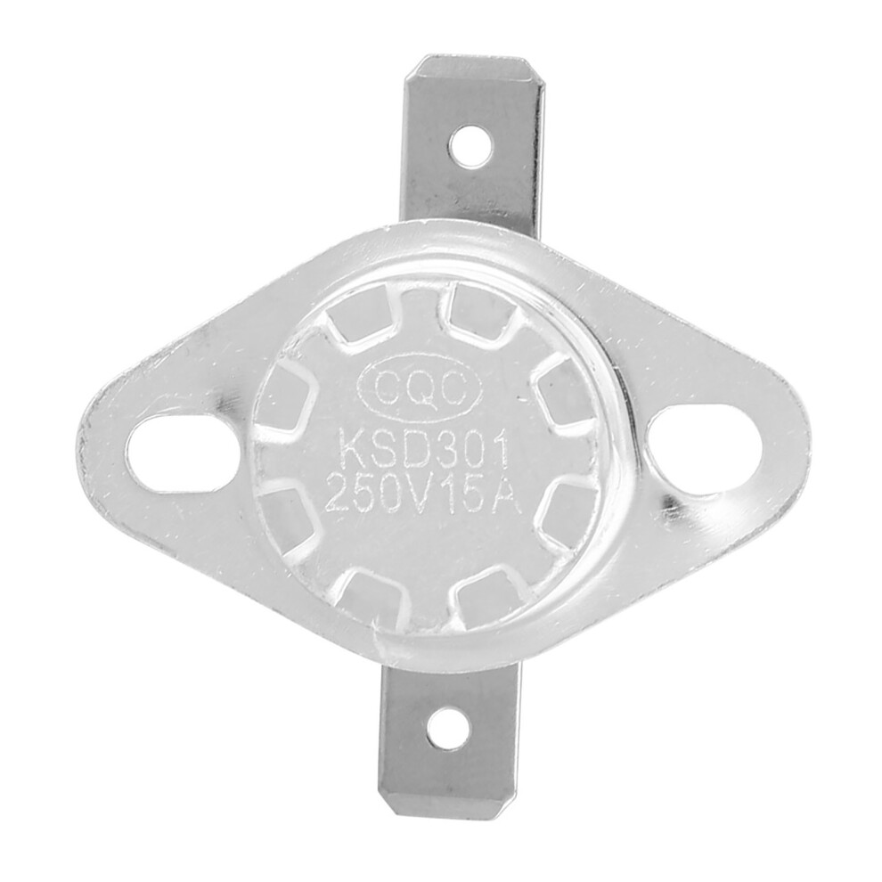 5 KSD301 Thermostat Switches 15A 250V NC