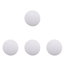 4Rolls White Flat Elastic Band for Sewing Waistband and Costume Crafts