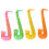 4Pièces Décorations De Saxophone Gonflable PVC Coloré 1