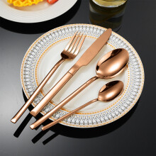 Stainless Steel Cutlery Set Mirror Polished 24-Piece