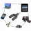 Black 3.5mm 2-Way Headphone Splitter Aluminium 1