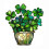 St. Patrick's Day Door Hanger Acrylic Disc 1pc 2