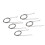 10 Pcs Bicycle Brake Wire 1.8m Rustproof Steel 1