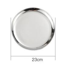 Stainless Steel Dinner Plate 10 Inch