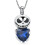 Birthstone Cremation Necklace for Pet or Human Ashes 1