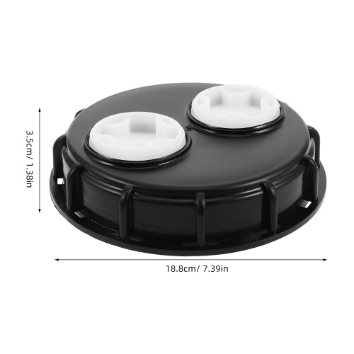 2Pcs Plastic Ibc Tote Tank Lid Cap with Valve Design 1