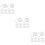 30Pcs White Plastic Thread Gallon Drum Lids Sealing Caps for Home Use 8