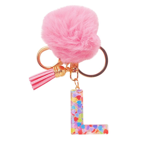 Initial Letter Keychain for Women Bag Charm 1 Pack 1