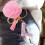 Initial Letter Keychain for Women Bag Charm 1 Pack 5