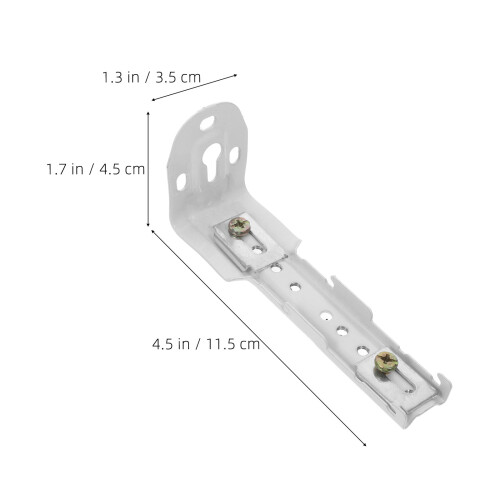 10Ensembles Clips De Fixation Métal Pour Rail De Double 1