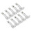10Ensembles Clips De Fixation Métal Pour Rail De Double 11