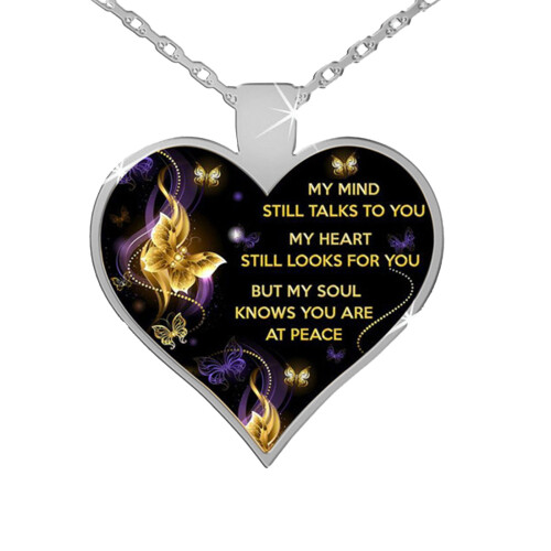 Infinity Heart Birthstone Necklace S925 Sterling Silver