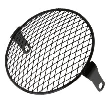Motorcycle Headlight Grille Cover Black 16cm