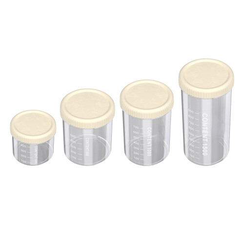Set de recipiente de bucătărie transparente, etanșe, rezistente la umiditate, 4 piese