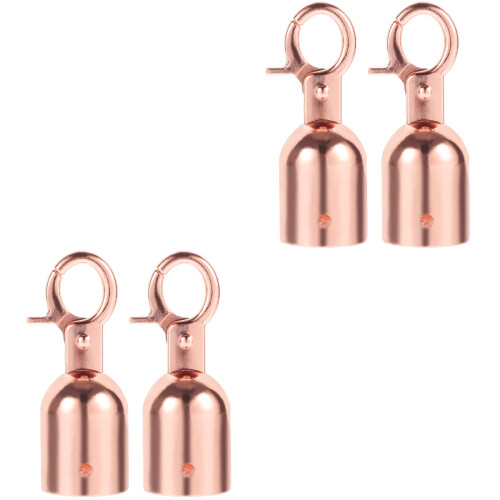 4Pièces Crochets Fin Dorés Acier Inox Résistant Décor 1